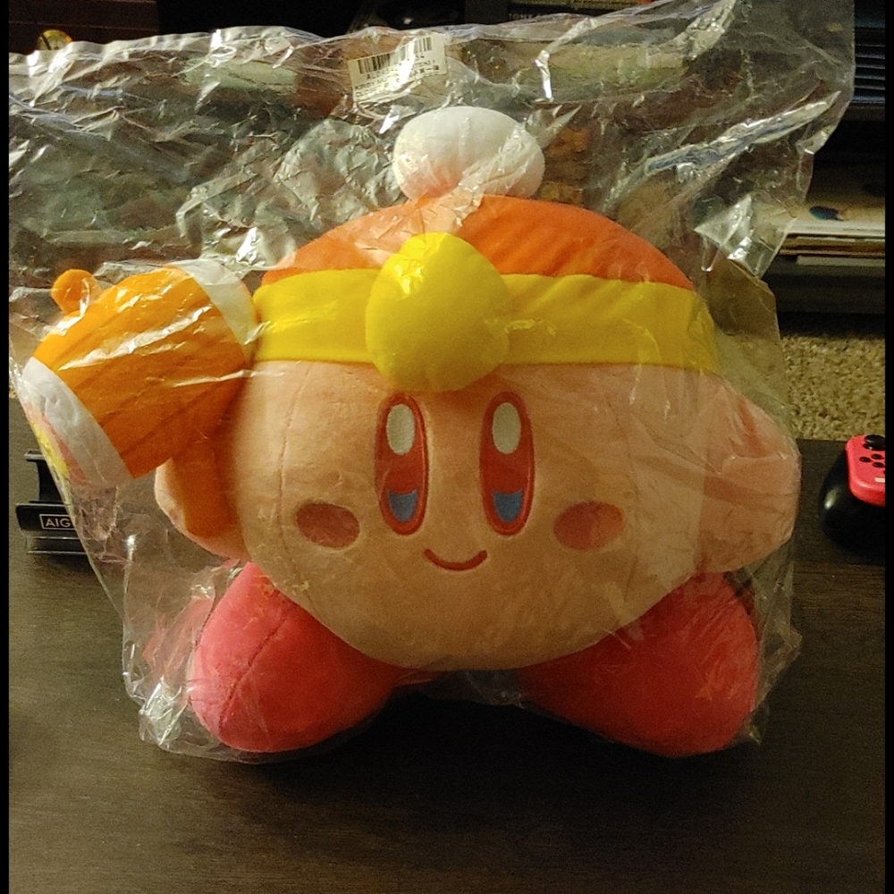 Kirby In Helmet w/ Star Mallet